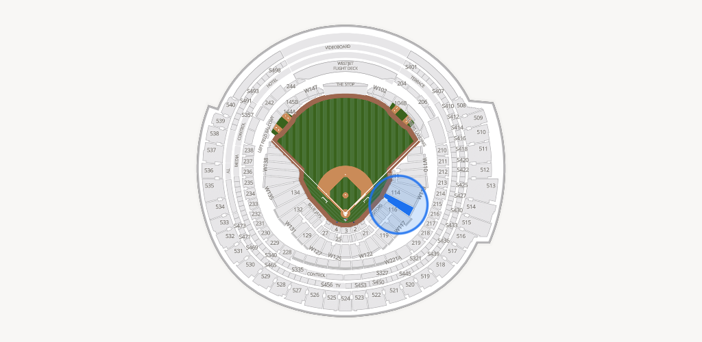 Rogers Centre Seating Chart