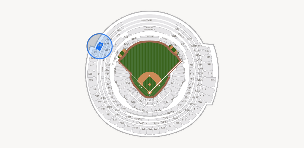 Rogers Centre Seating Chart