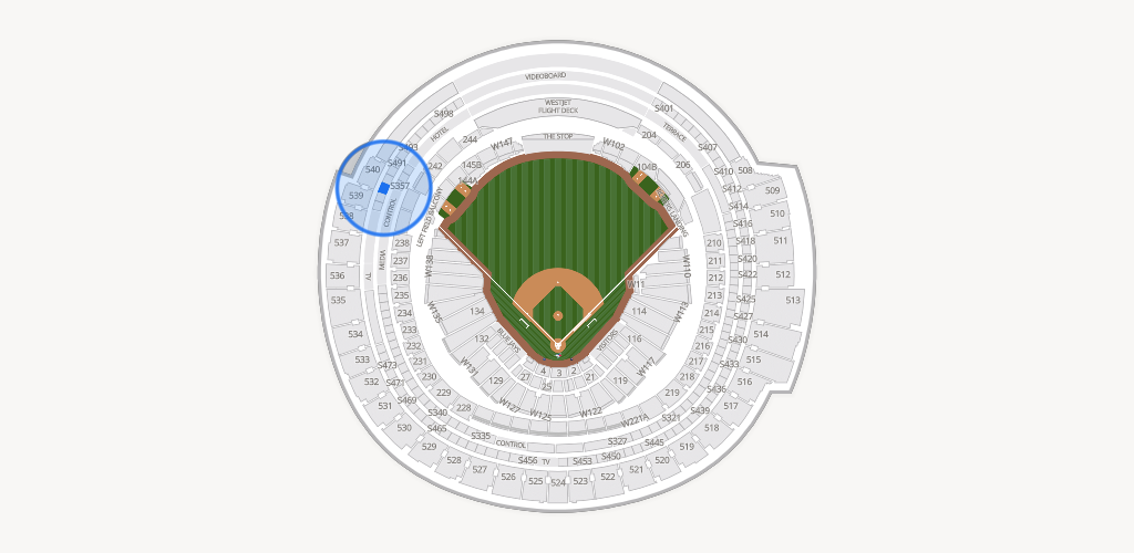 Rogers Centre Seating Chart