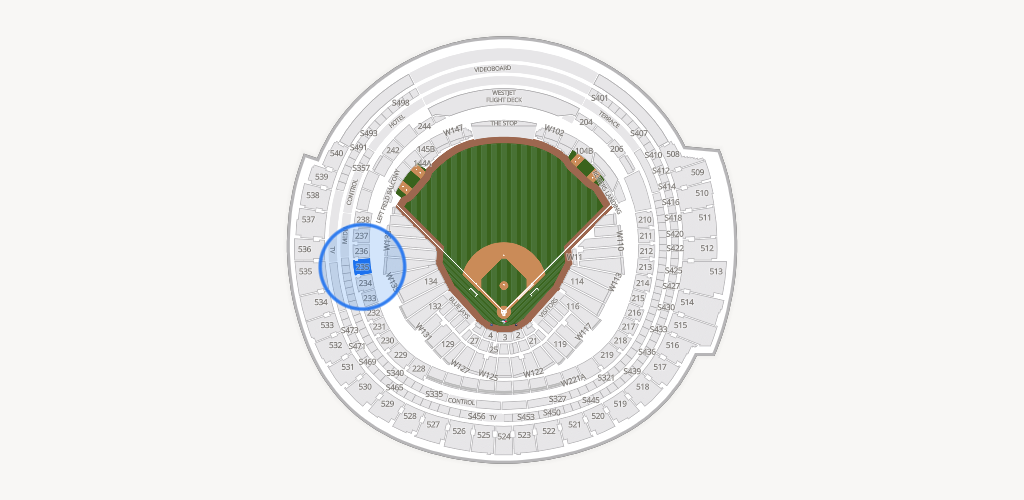 Rogers Centre Seating Chart