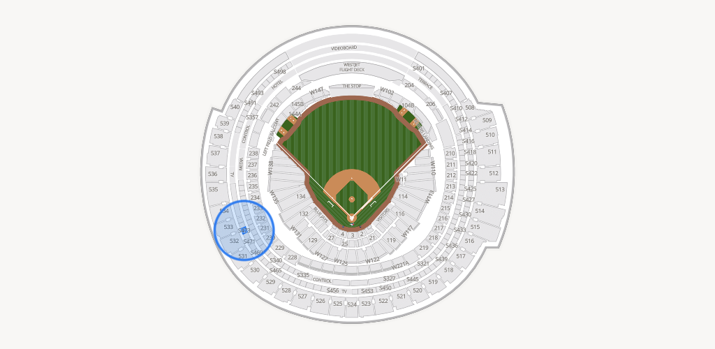 Rogers Centre Seating Chart