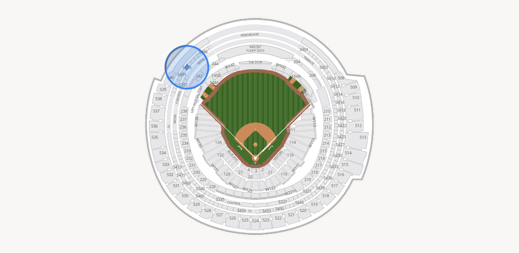 Rogers Centre Seating Chart
