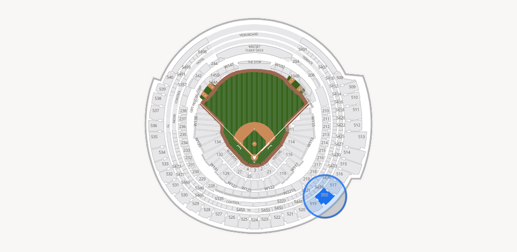 Rogers Centre Seating Chart