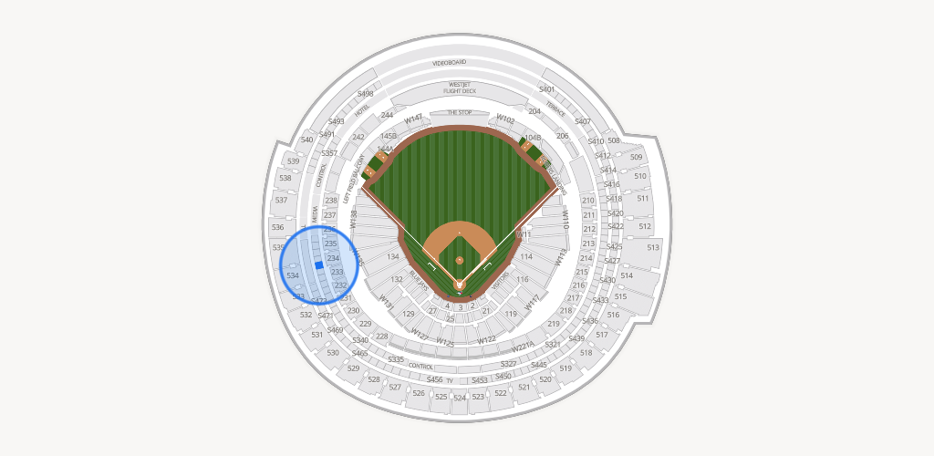 Rogers Centre Seating Chart