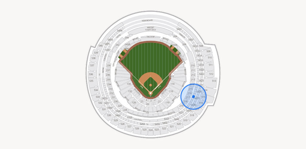 Rogers Centre Seating Chart