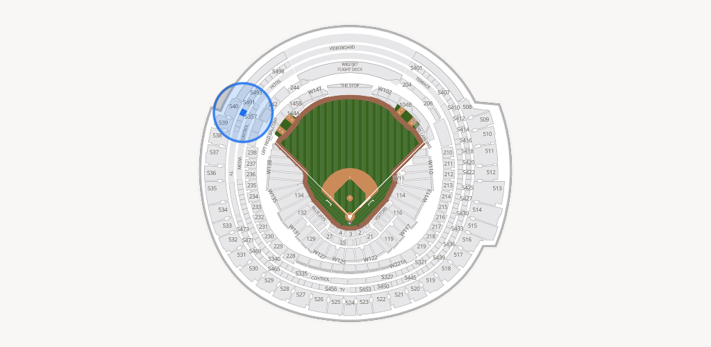 Rogers Centre Seating Chart