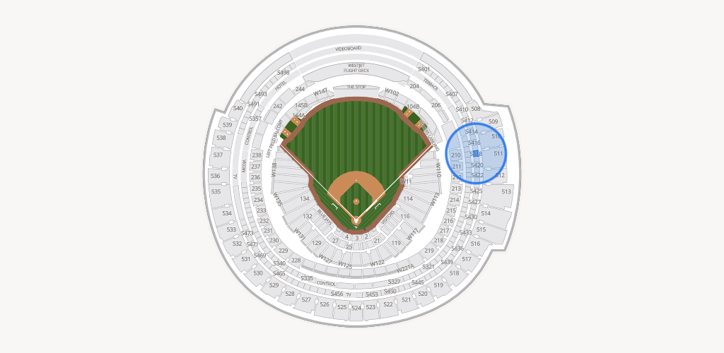 Rogers Centre Seating Chart