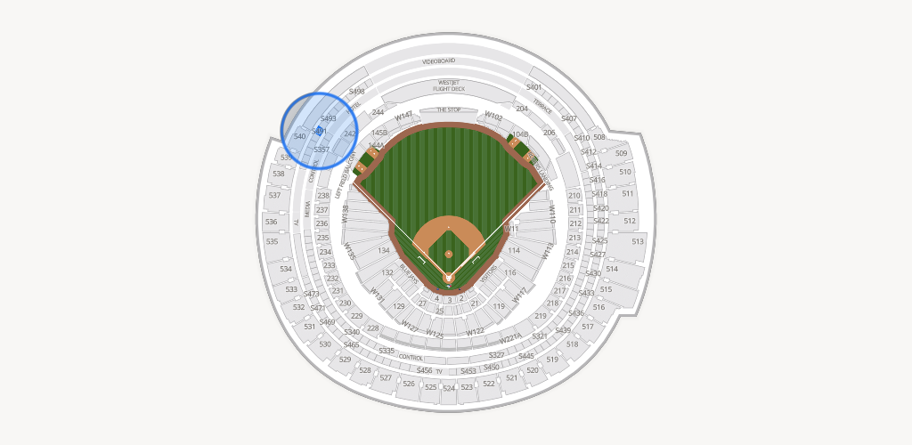 Rogers Centre Seating Chart
