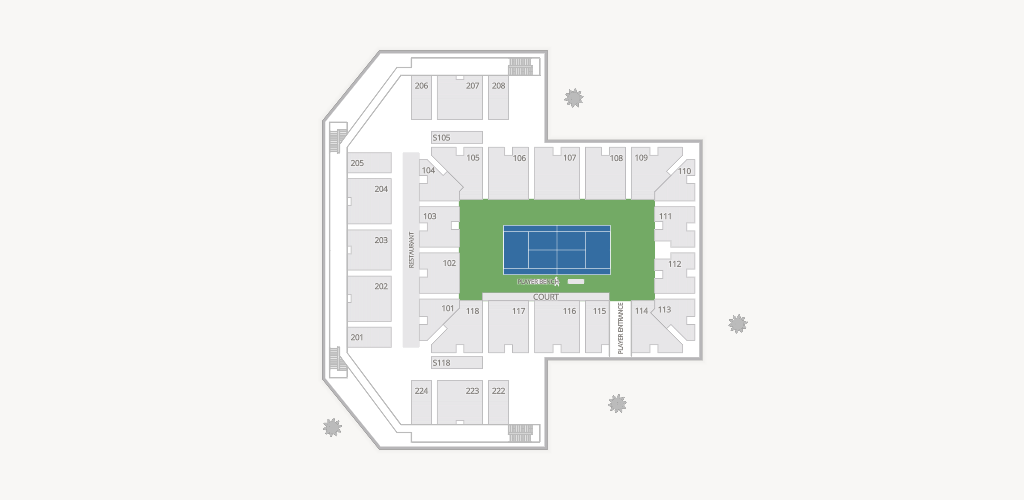 Rogers Court - IGA Stadium Seating Chart
