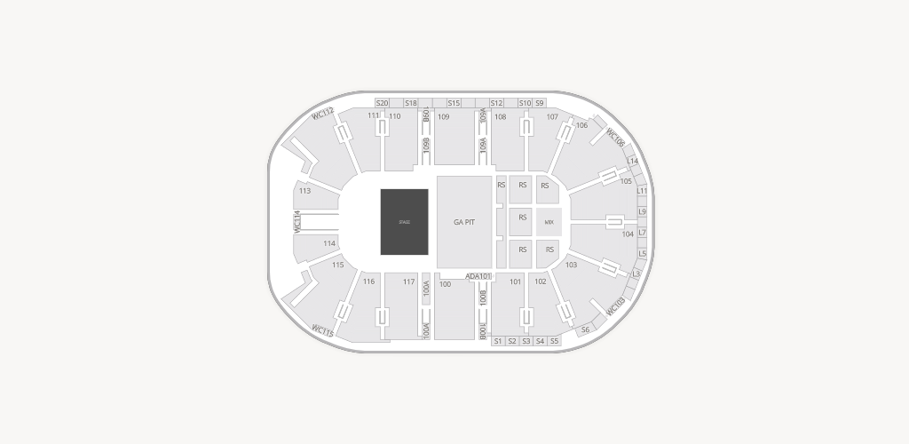 Rogers Forum Seating Chart