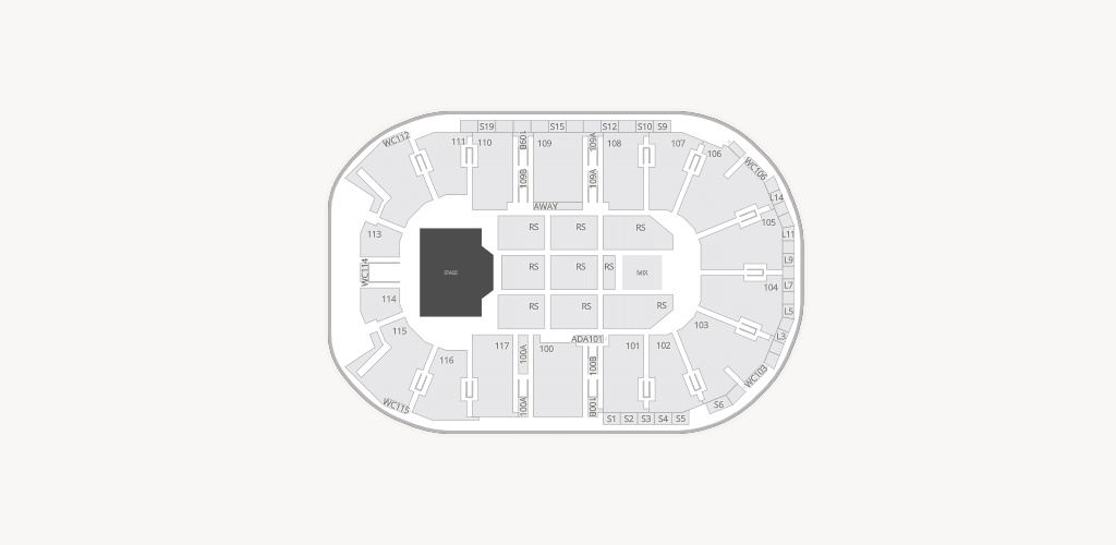 Rogers Forum Seating Chart