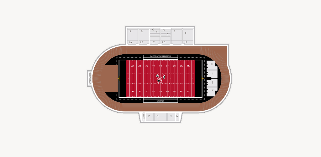 Roos Field Seating Chart
