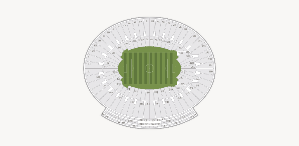 Rose Bowl Stadium Seating Chart