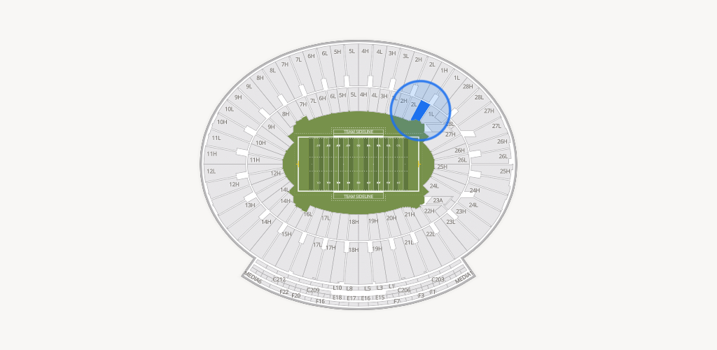 Rose Bowl Stadium Seating Chart