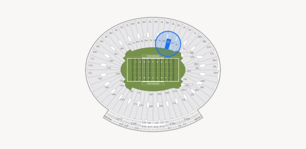 Rose Bowl Stadium Seating Chart