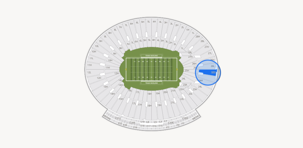 Rose Bowl Stadium Seating Chart