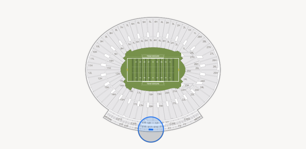 Rose Bowl Stadium Seating Chart