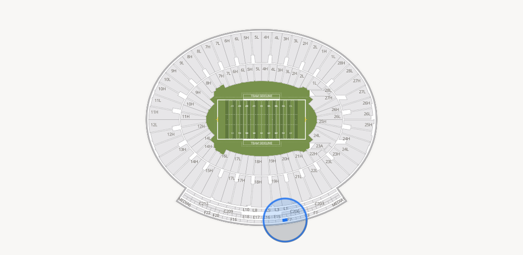 Rose Bowl Stadium Seating Chart