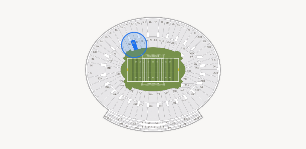 Rose Bowl Stadium Seating Chart