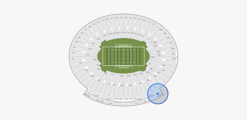 Rose Bowl Stadium Seating Chart