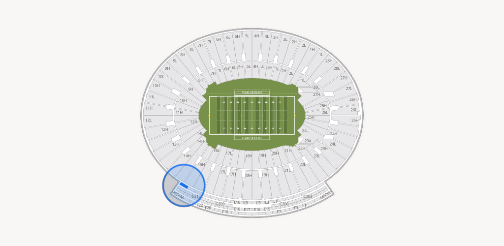 Rose Bowl Stadium Seating Chart