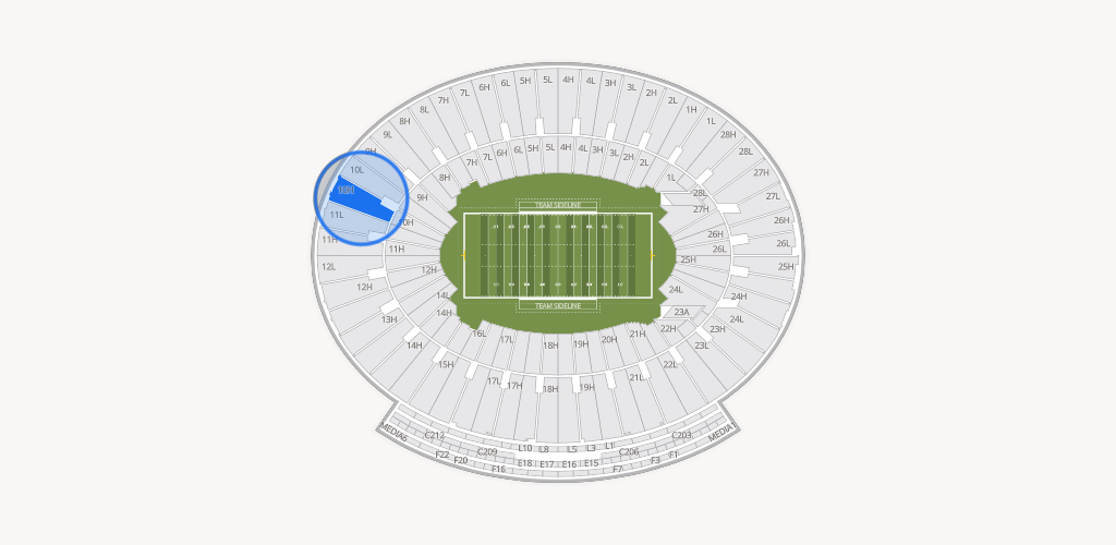 Rose Bowl Stadium Seating Chart