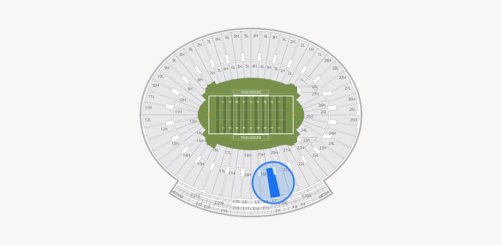 Rose Bowl Stadium Seating Chart