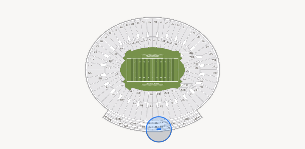 Rose Bowl Stadium Seating Chart