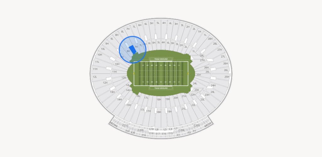 Rose Bowl Stadium Seating Chart
