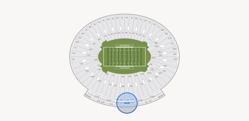 Rose Bowl Stadium Seating Chart