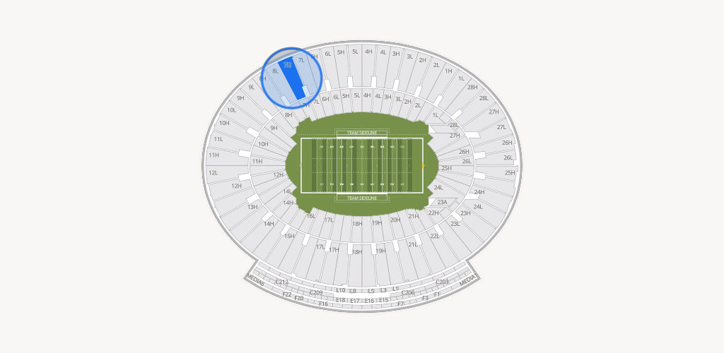 Rose Bowl Stadium Seating Chart