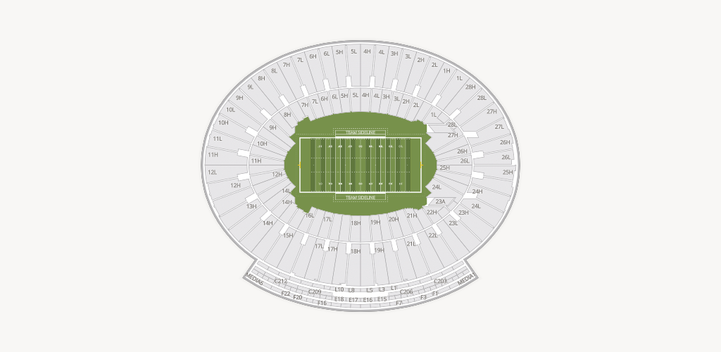 Rose Bowl Stadium Seating Chart