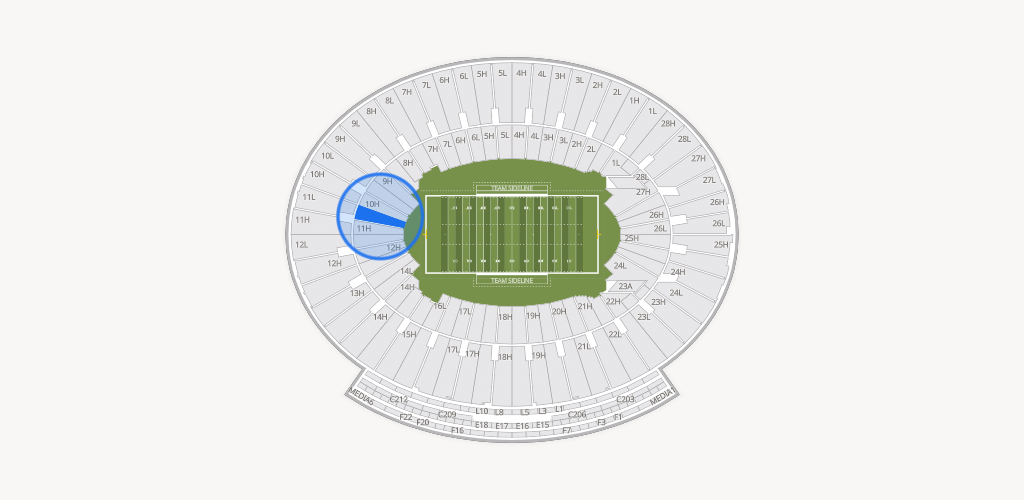 Rose Bowl Stadium Seating Chart