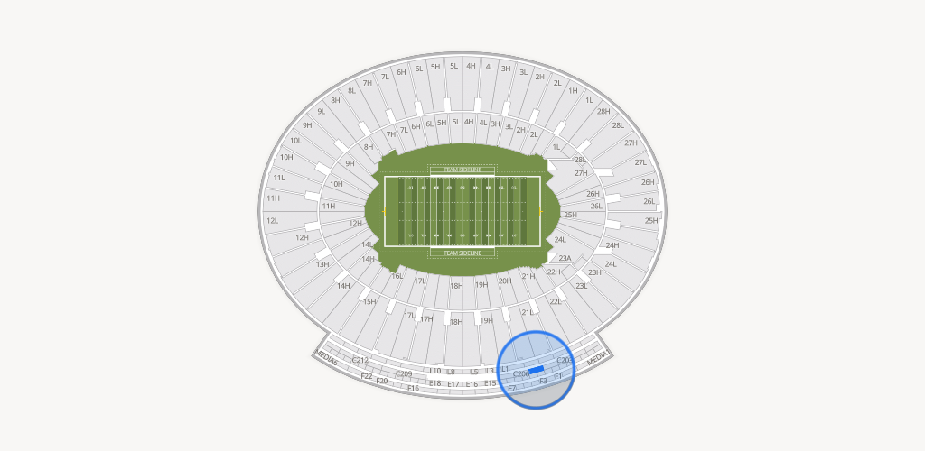 Rose Bowl Stadium Seating Chart