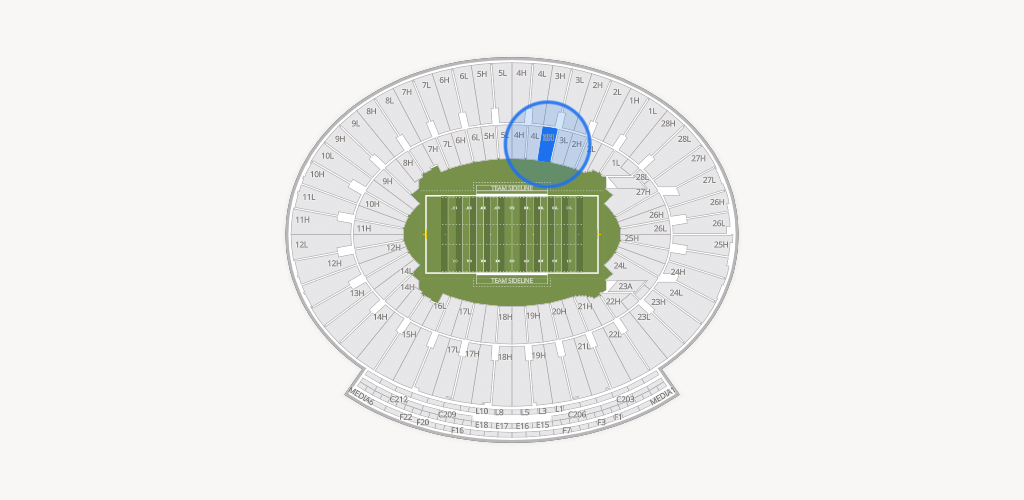 Rose Bowl Stadium Seating Chart