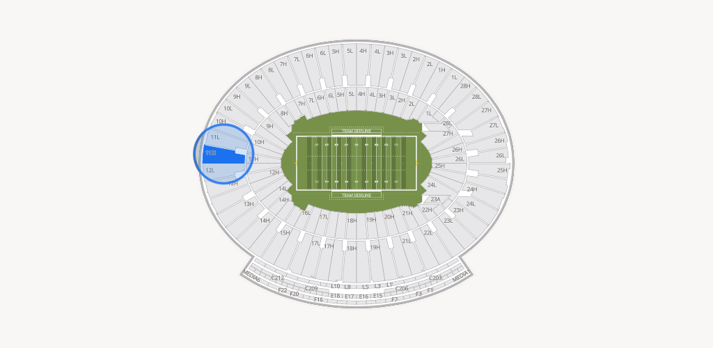 Rose Bowl Stadium Seating Chart