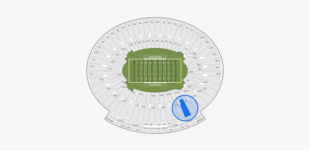 Rose Bowl Stadium Seating Chart