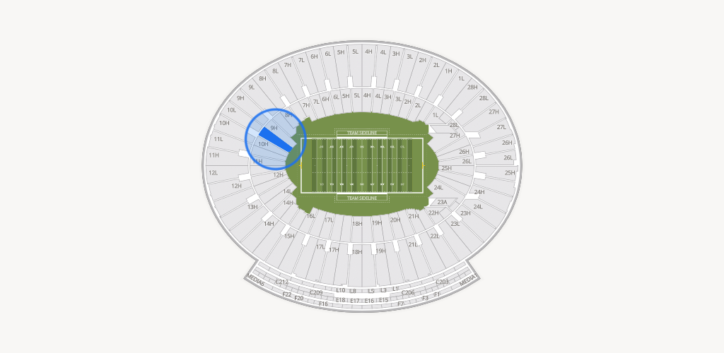 Rose Bowl Stadium Seating Chart