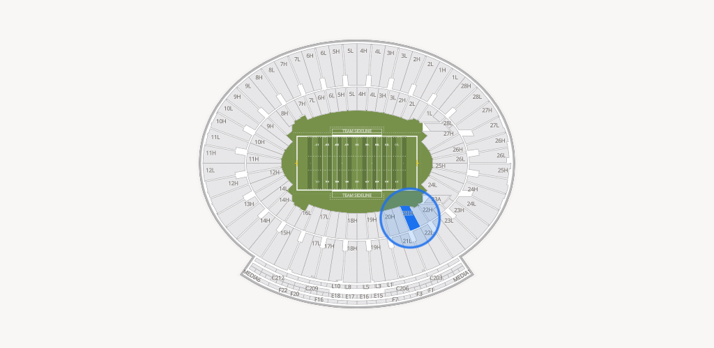 Rose Bowl Stadium Seating Chart