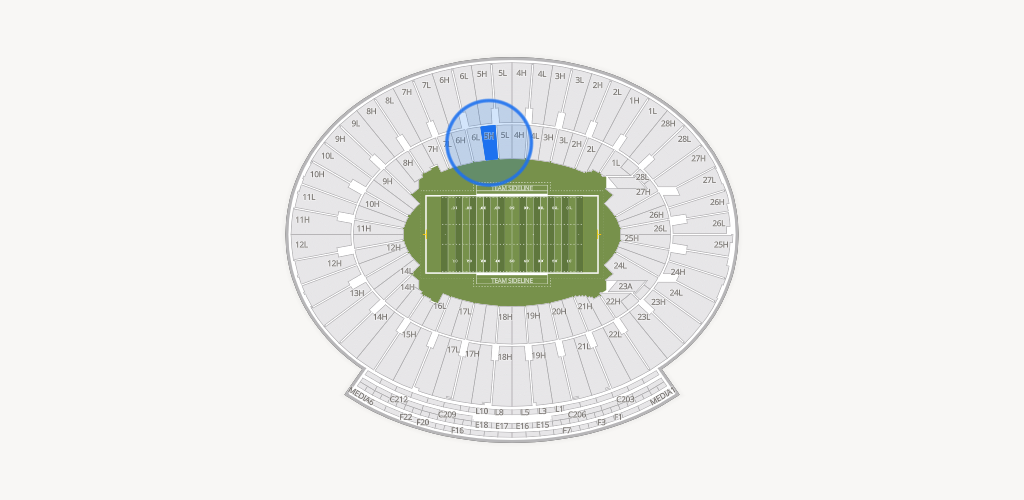 Rose Bowl Stadium Seating Chart