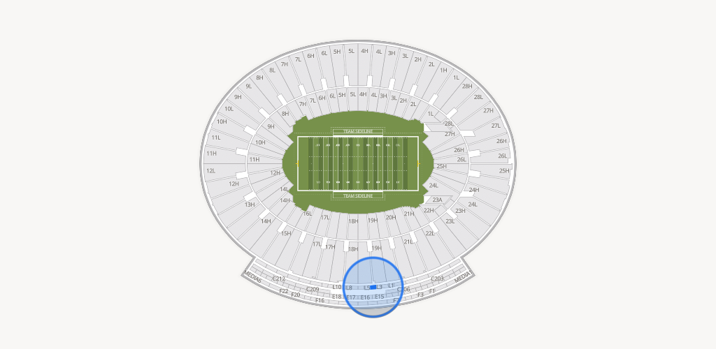 Rose Bowl Stadium Seating Chart