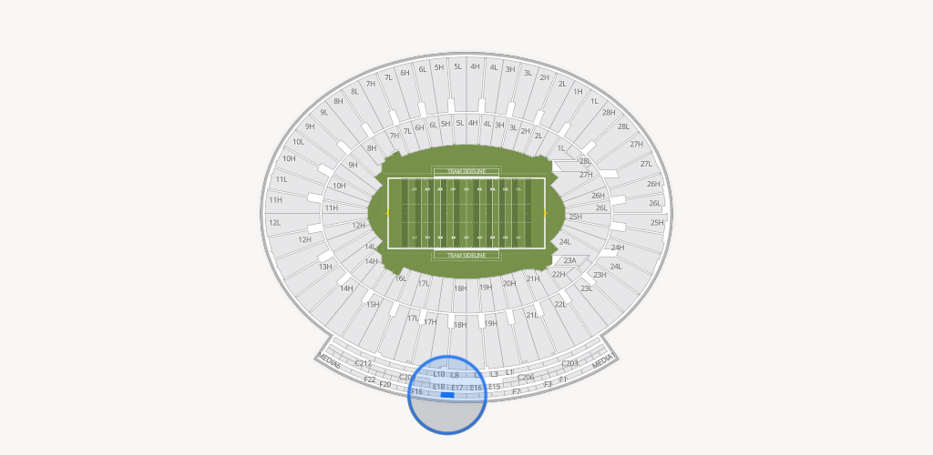 Rose Bowl Stadium Seating Chart