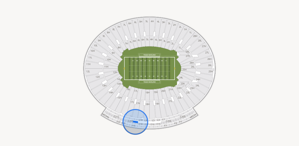 Rose Bowl Stadium Seating Chart