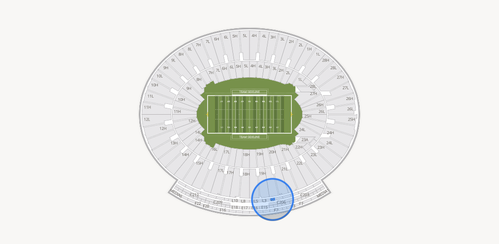 Rose Bowl Stadium Seating Chart