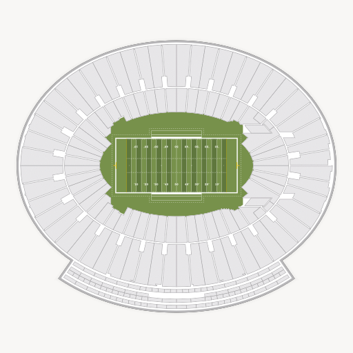 Rose Bowl Stadium seating chart