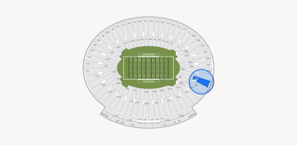 Rose Bowl Stadium Seating Chart