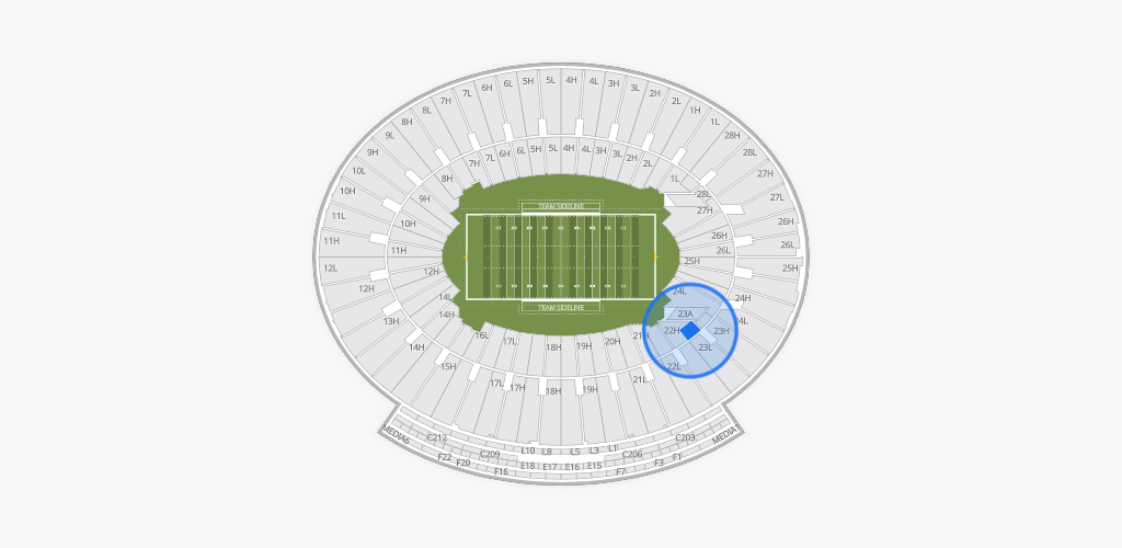 Rose Bowl Stadium Seating Chart