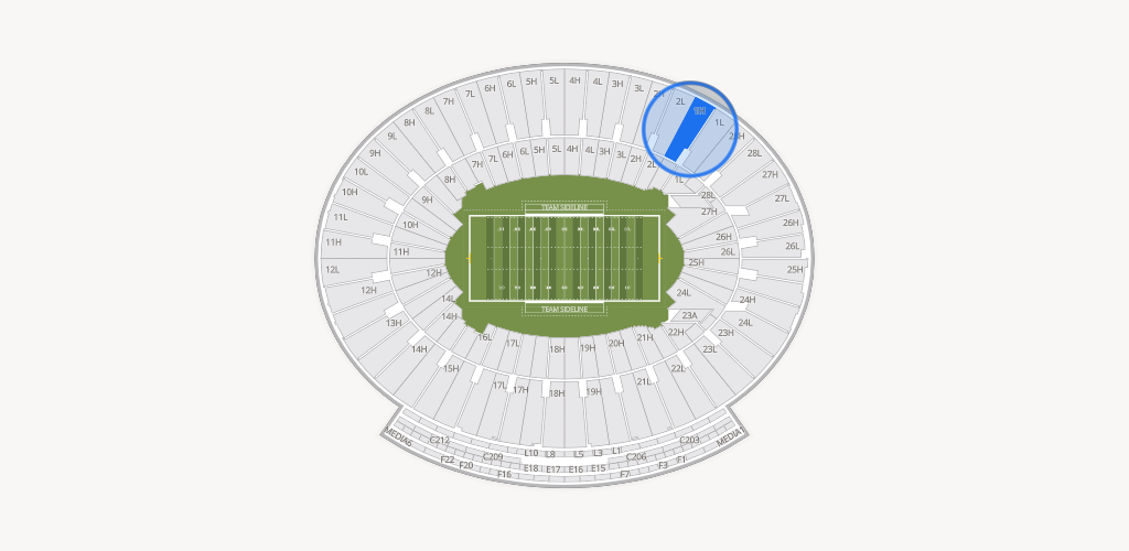 Rose Bowl Stadium Seating Chart
