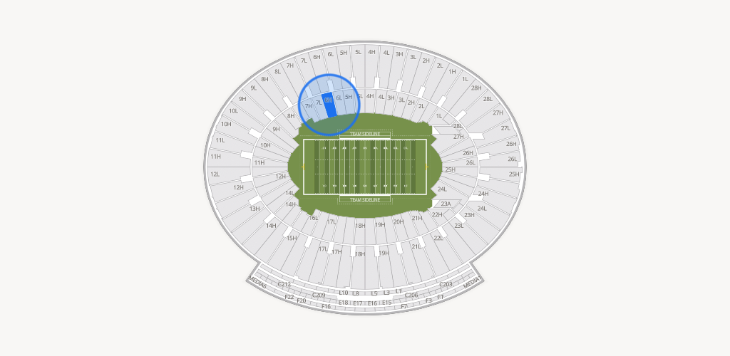 Rose Bowl Stadium Seating Chart