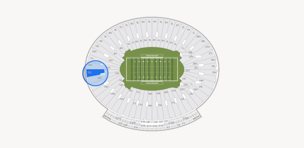 Rose Bowl Stadium Seating Chart